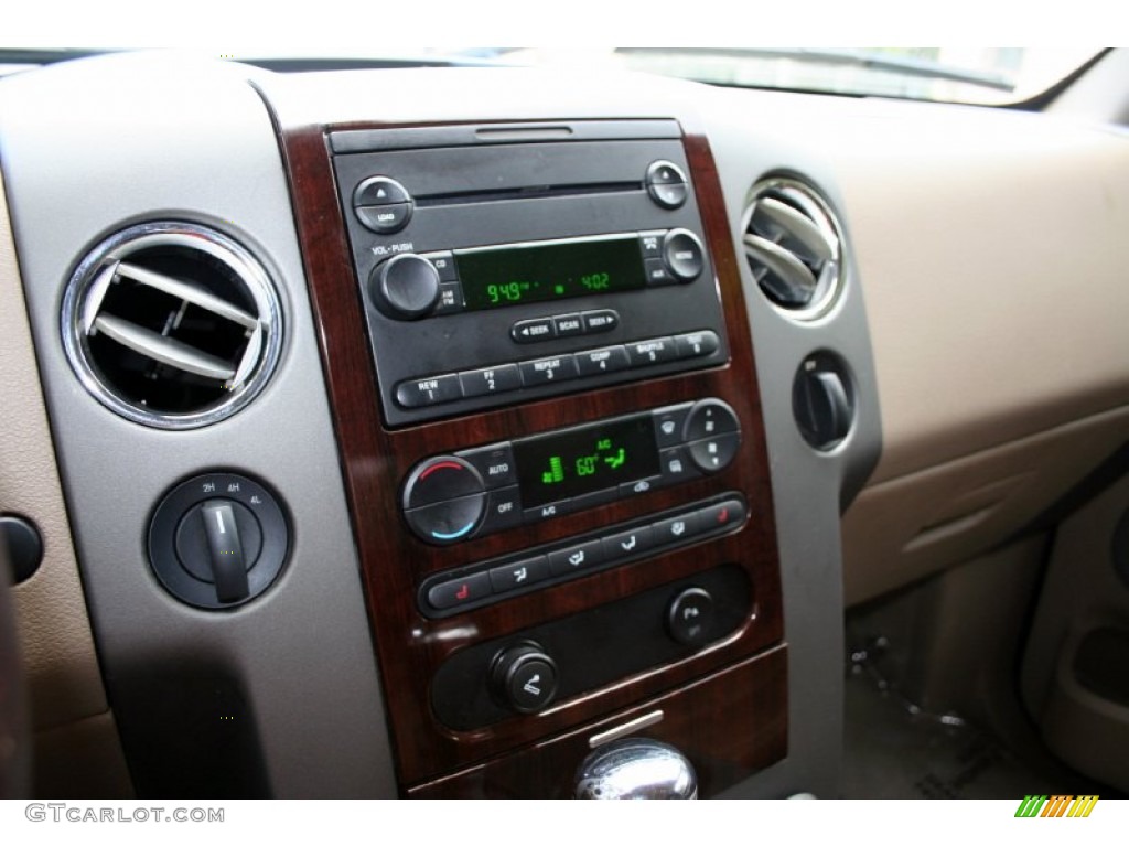 2005 F150 Lariat SuperCrew 4x4 - Dark Copper Metallic / Castano Brown Leather photo #83