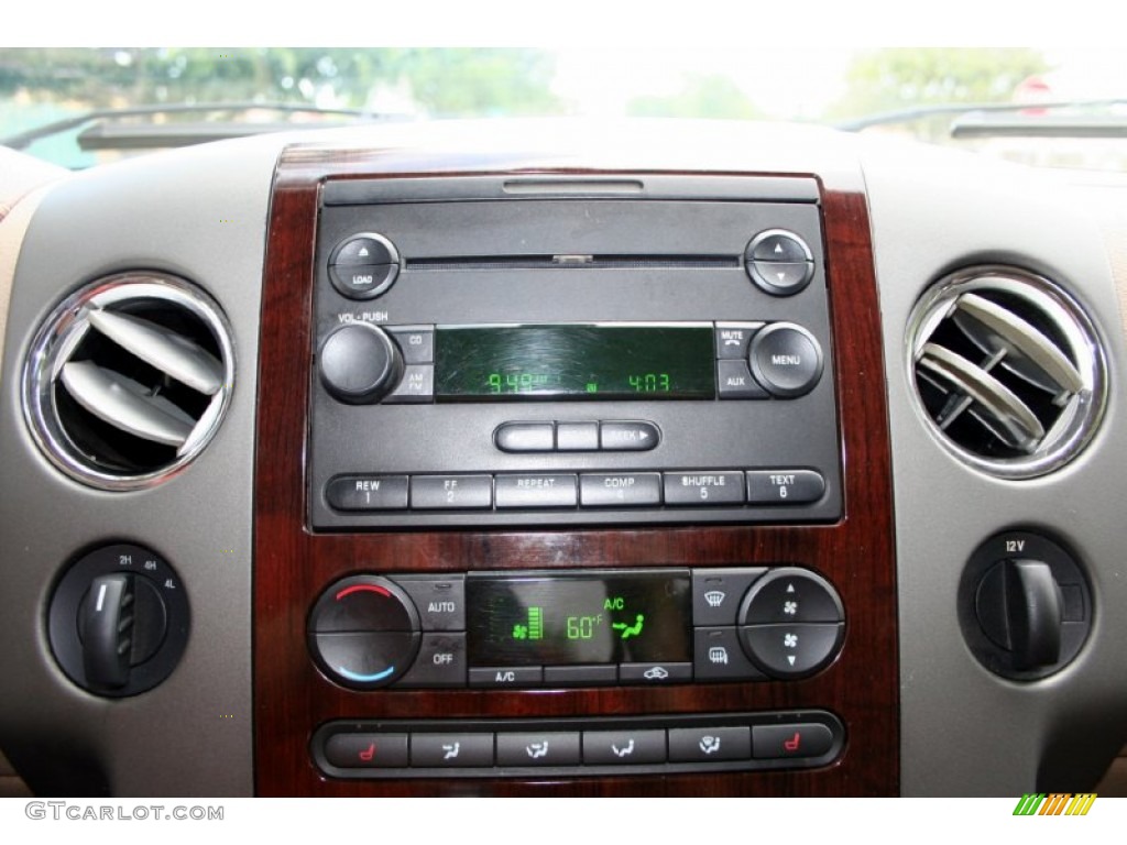 2005 F150 Lariat SuperCrew 4x4 - Dark Copper Metallic / Castano Brown Leather photo #85