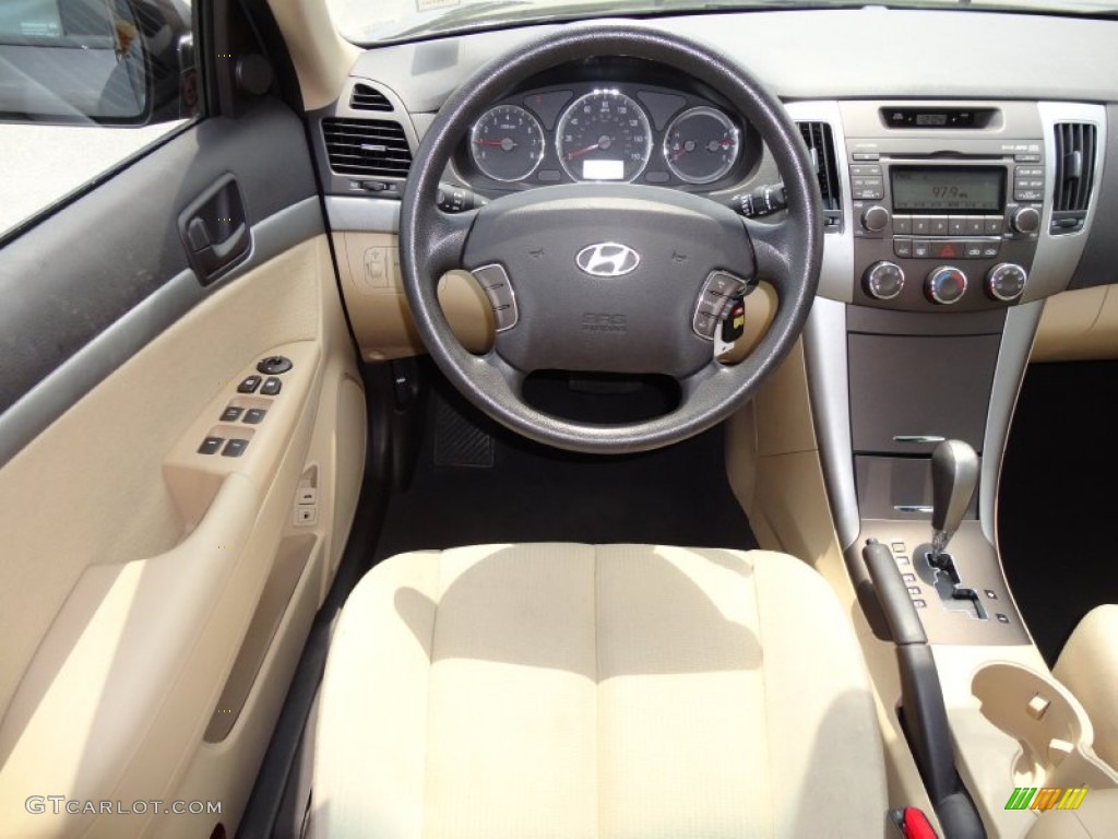 2010 Hyundai Sonata GLS Camel Dashboard Photo #50547325