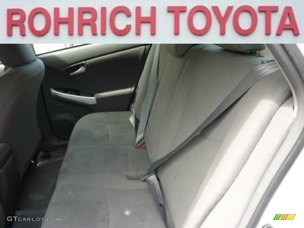 2010 Prius Hybrid II - Blizzard White Pearl / Dark Gray photo #8