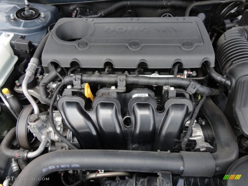 2010 Hyundai Sonata GLS 2.4 Liter DOHC 16-Valve CVVT 4 Cylinder Engine Photo #50547727