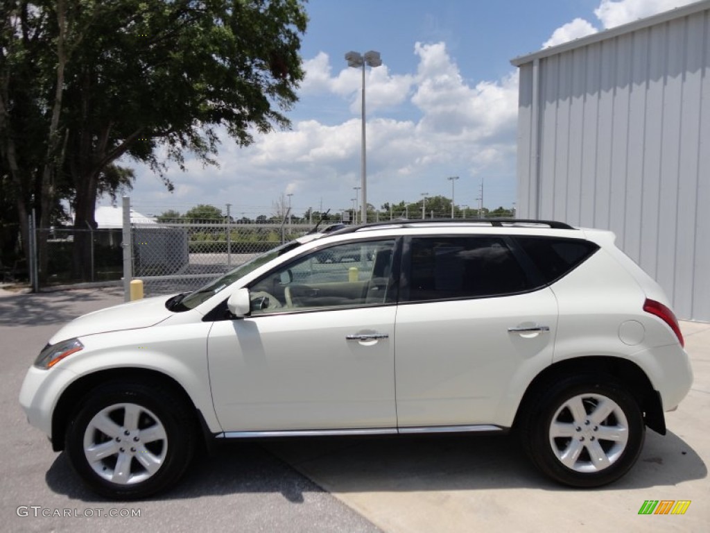 2006 Murano SL - Pearl White / Cafe Latte photo #2