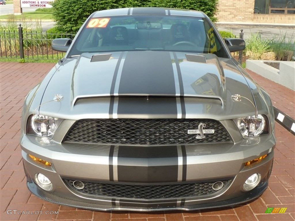Vapor Silver Metallic 2009 Ford Mustang Shelby GT500 Super Snake Coupe Exterior Photo #50550646