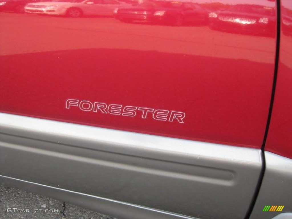 1999 Forester S - Canyon Red Pearl / Beige photo #16