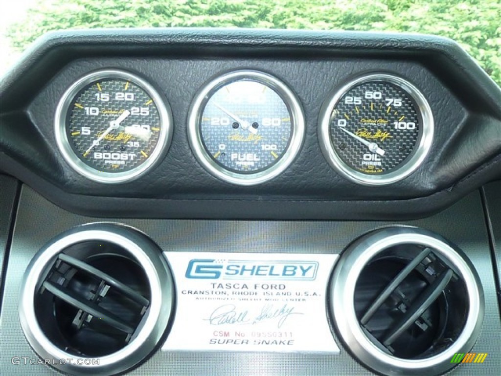 2009 Ford Mustang Shelby GT500 Super Snake Coupe Gauges Photo #50550892