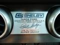 Info Tag of 2009 Mustang Shelby GT500 Super Snake Coupe