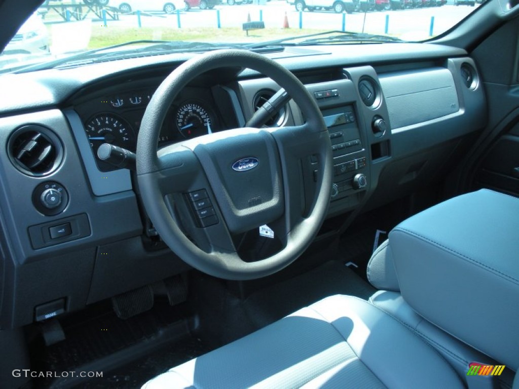 2011 F150 XL Regular Cab - Sterling Grey Metallic / Steel Gray photo #6