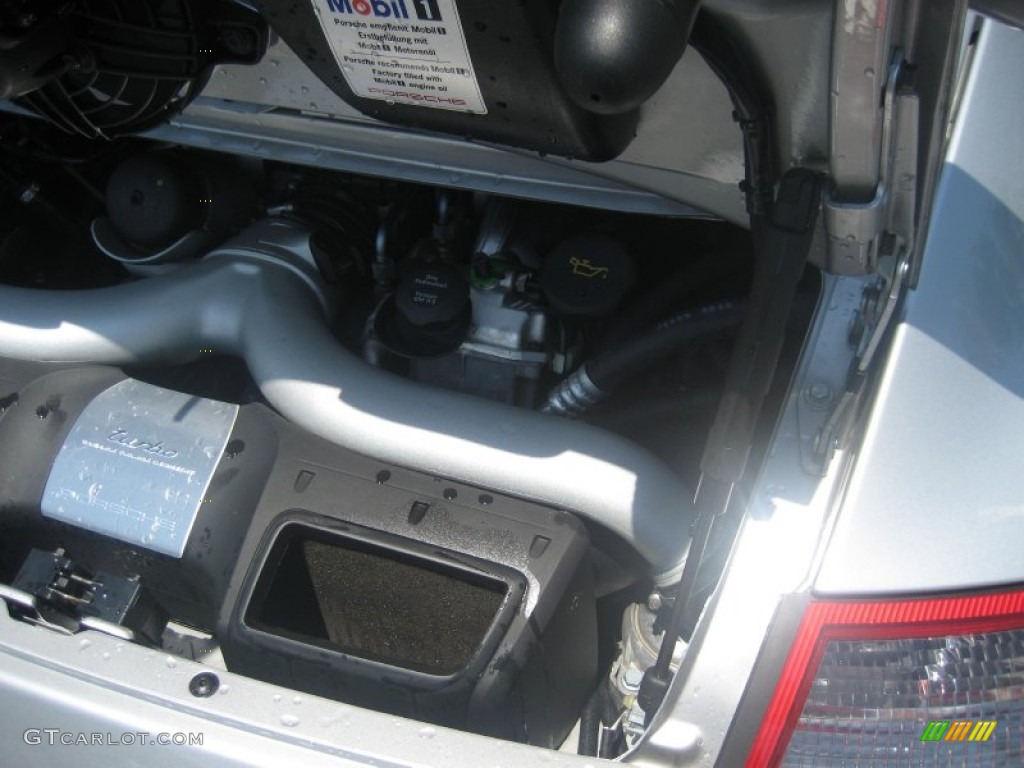 2007 911 Turbo Coupe - Arctic Silver Metallic / Sea Blue photo #28