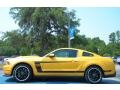 2012 Yellow Blaze Metallic Tri-Coat Ford Mustang Boss 302  photo #2