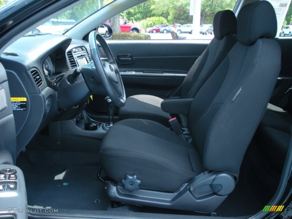 Black Interior 2009 Hyundai Accent SE 3 Door Photo #50551924