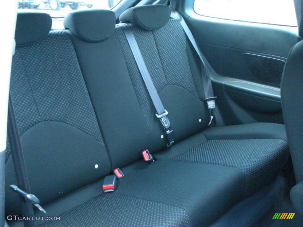Black Interior 2009 Hyundai Accent SE 3 Door Photo #50552002