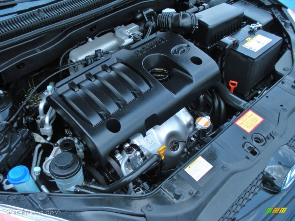 2009 Hyundai Accent SE 3 Door 1.6 Liter DOHC-16 Valve CVVT 4 Cylinder Engine Photo #50552122