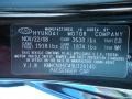 EB: Ebony Black 2009 Hyundai Accent SE 3 Door Color Code