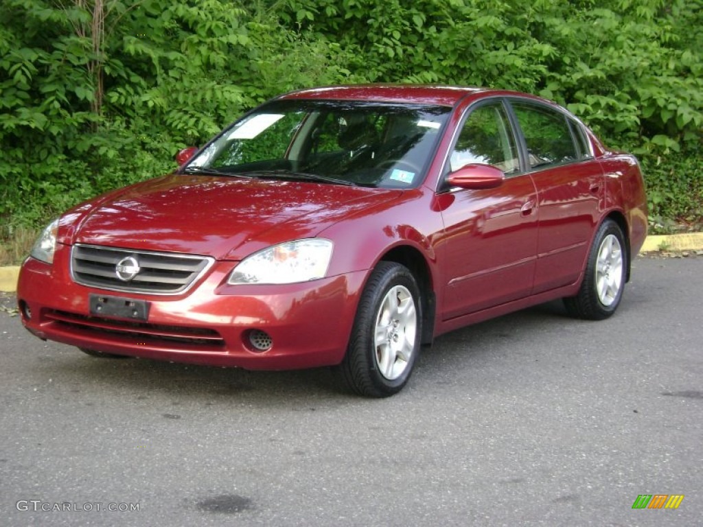 2003 Altima 2.5 S - Sonoma Sunset Red / Charcoal photo #1