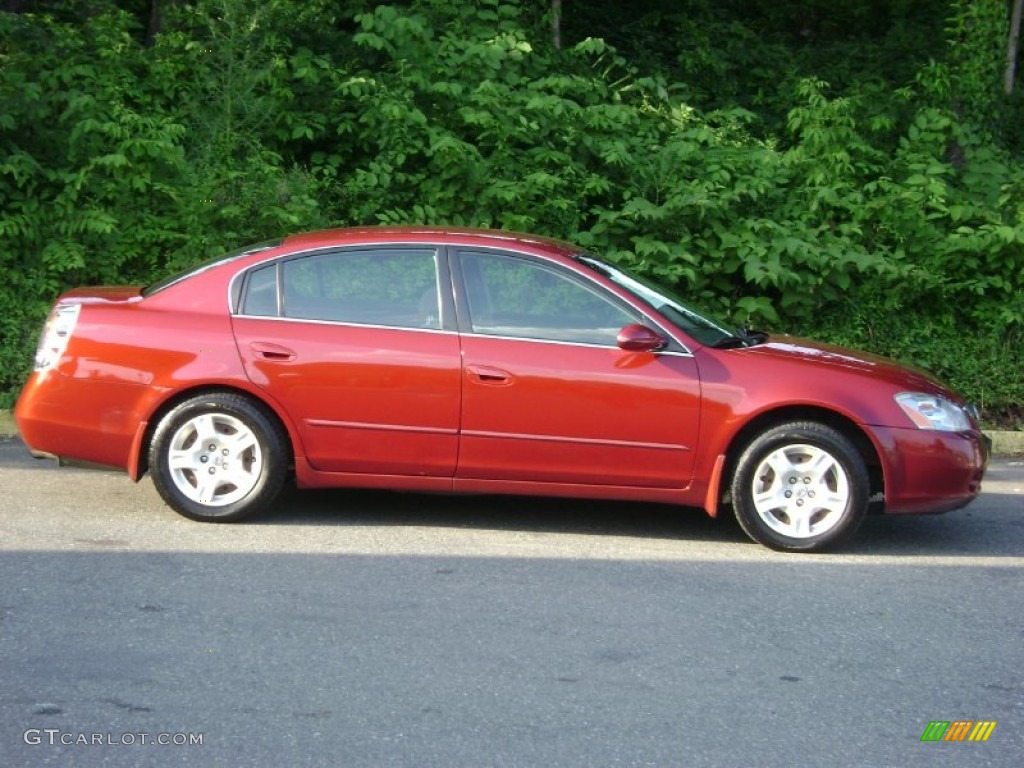 2003 Altima 2.5 S - Sonoma Sunset Red / Charcoal photo #4