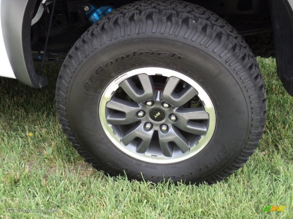 2011 F150 SVT Raptor SuperCrew 4x4 - Oxford White / Raptor Black photo #8