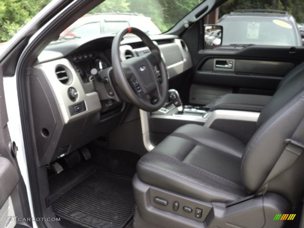 Raptor Black Interior 2011 Ford F150 SVT Raptor SuperCrew 4x4 Photo #50552641
