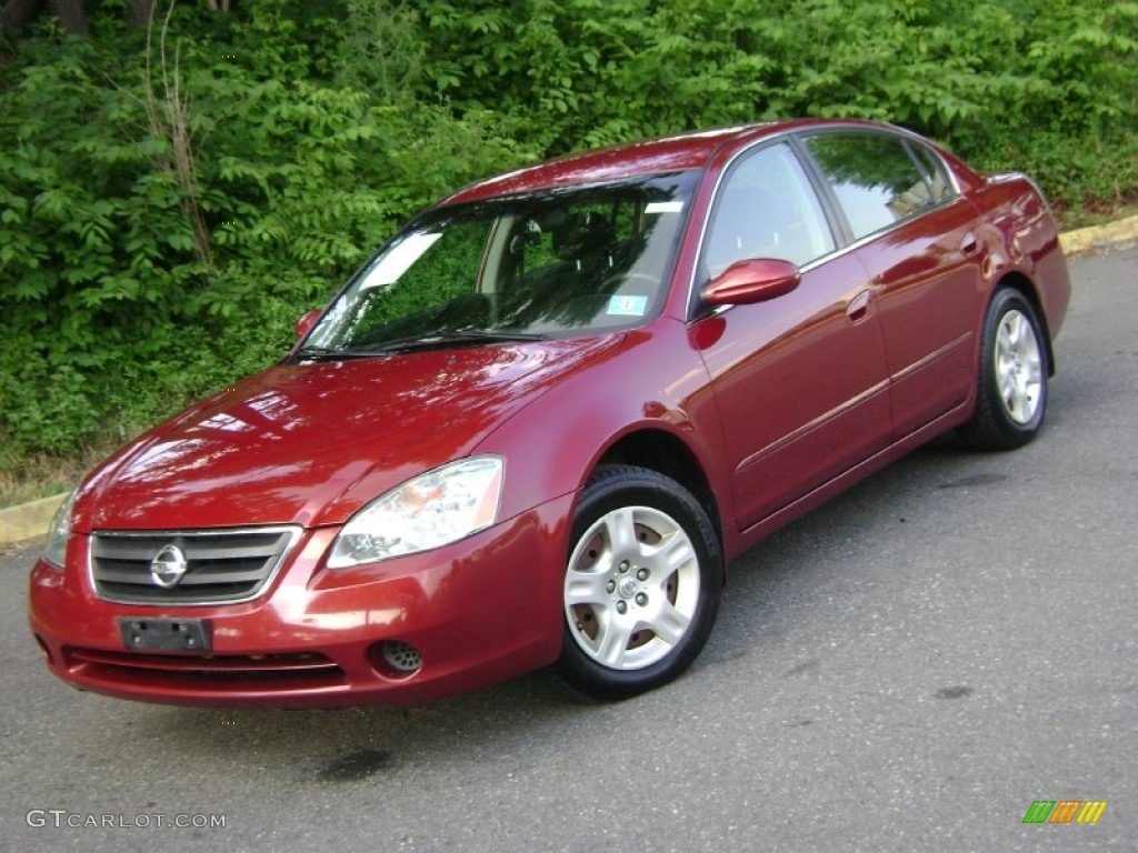 2003 Altima 2.5 S - Sonoma Sunset Red / Charcoal photo #25
