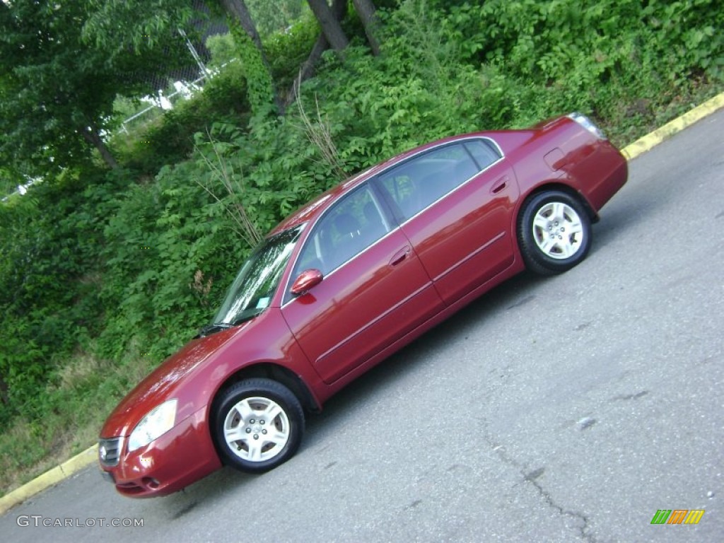 2003 Altima 2.5 S - Sonoma Sunset Red / Charcoal photo #27