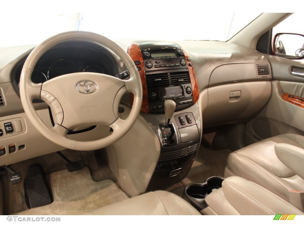 Taupe Interior 2009 Toyota Sienna XLE Photo #50554078
