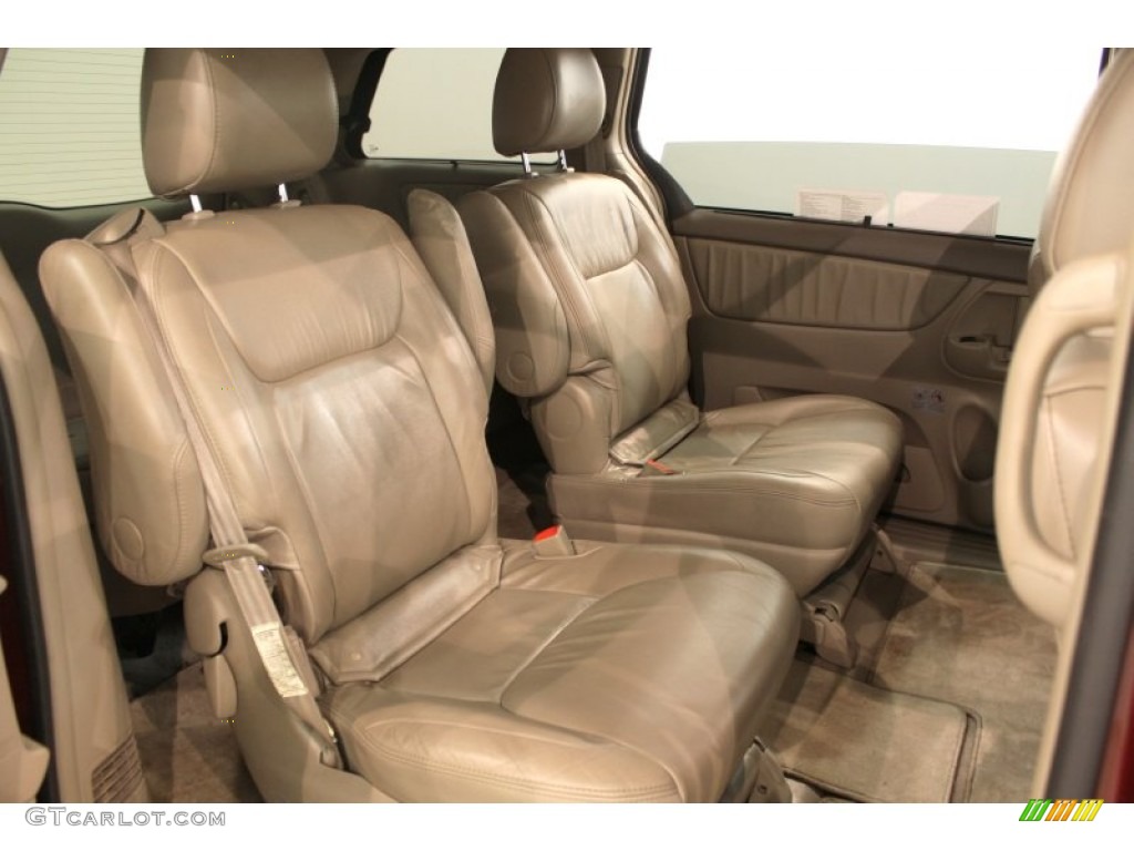 Taupe Interior 2009 Toyota Sienna XLE Photo #50554189