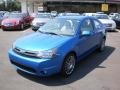 2010 Blue Flame Metallic Ford Focus SES Coupe  photo #1