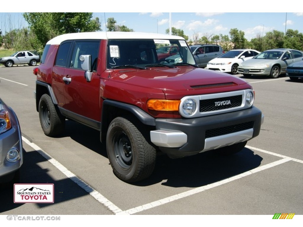 2010 FJ Cruiser 4WD - Brick Red / Dark Charcoal photo #1