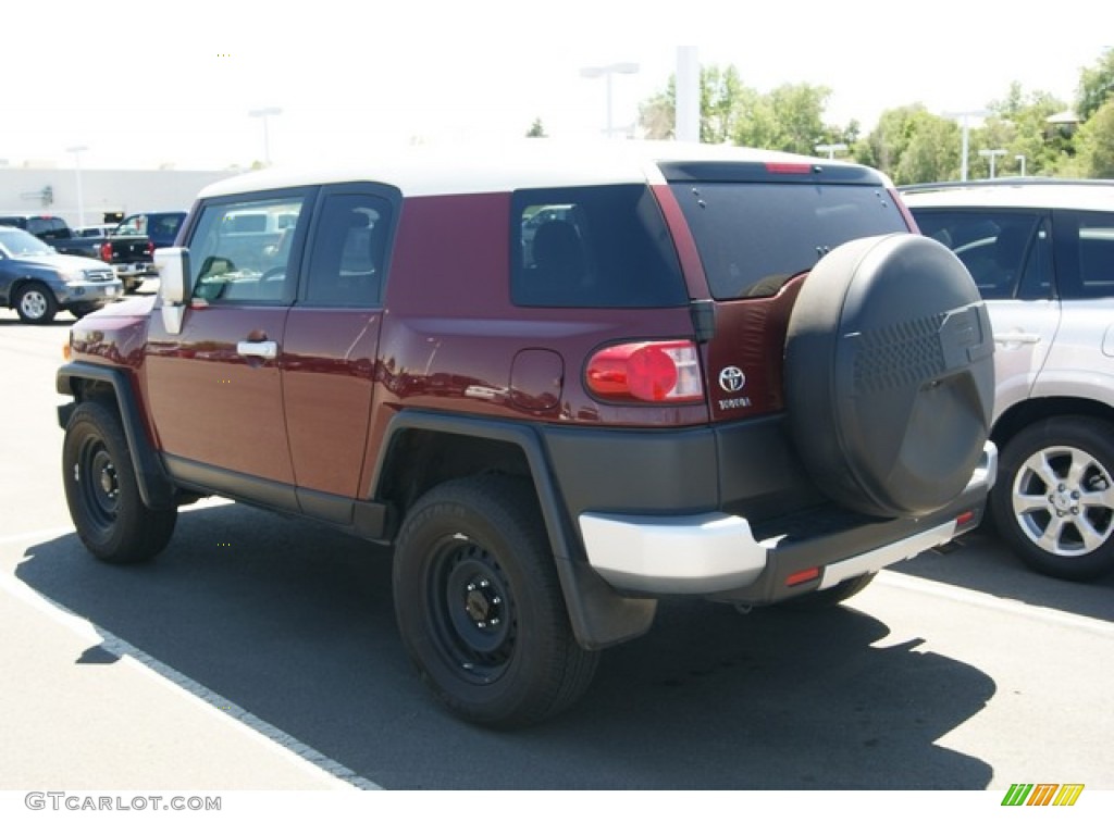 2010 FJ Cruiser 4WD - Brick Red / Dark Charcoal photo #3