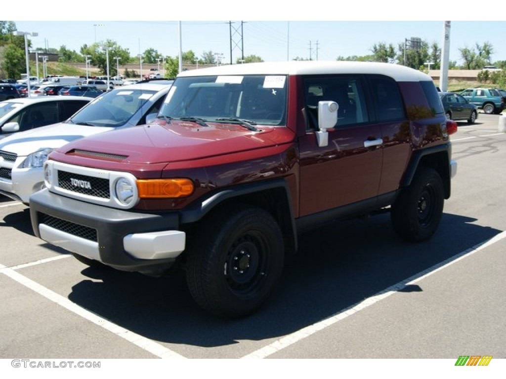 2010 FJ Cruiser 4WD - Brick Red / Dark Charcoal photo #4