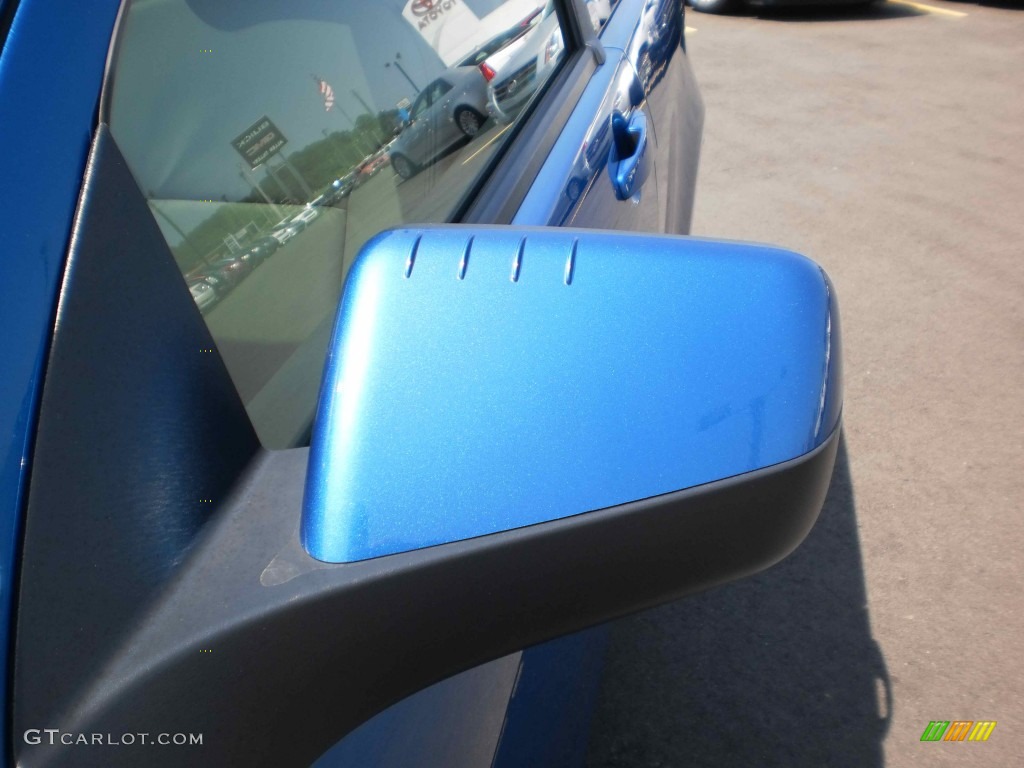 2010 Focus SES Coupe - Blue Flame Metallic / Medium Stone photo #11