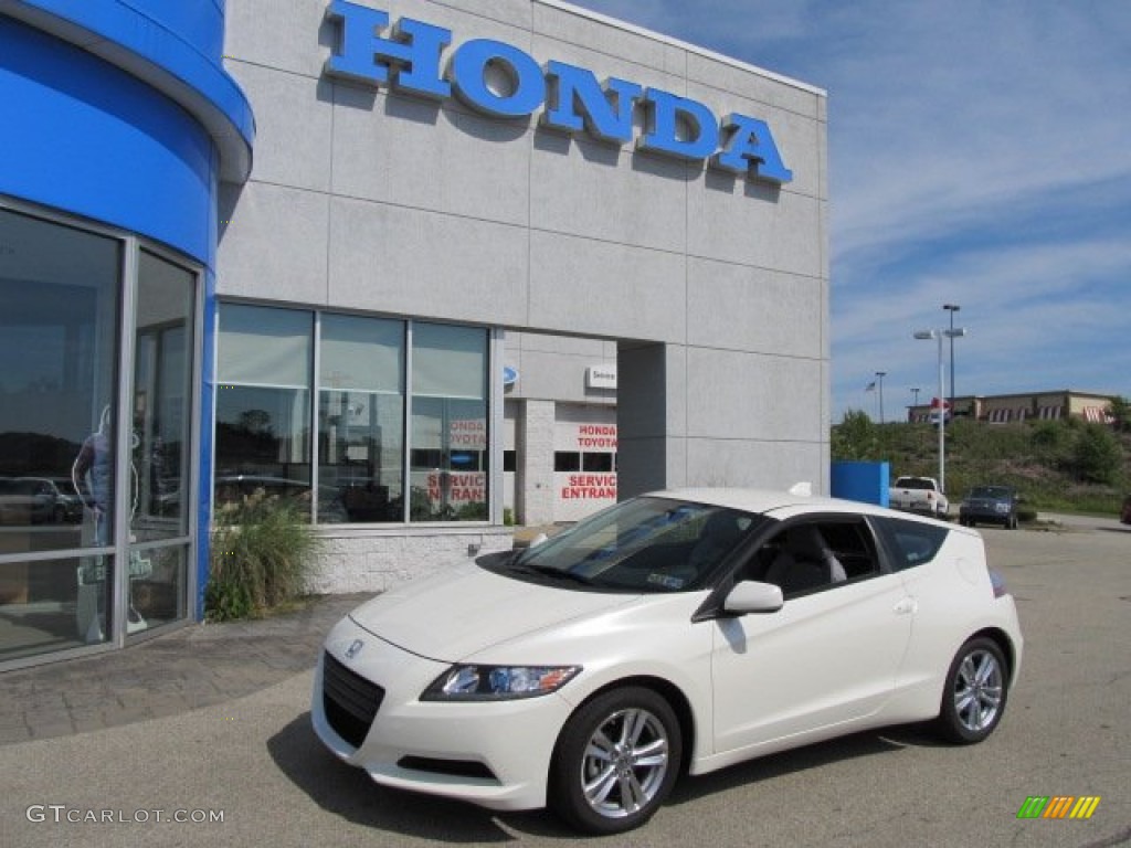 Premium White Pearl 2011 Honda CR-Z Sport Hybrid Exterior Photo #50555203