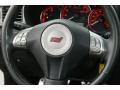 Graphite Gray Alcantara/Carbon Black Leather 2009 Subaru Impreza WRX STi Steering Wheel