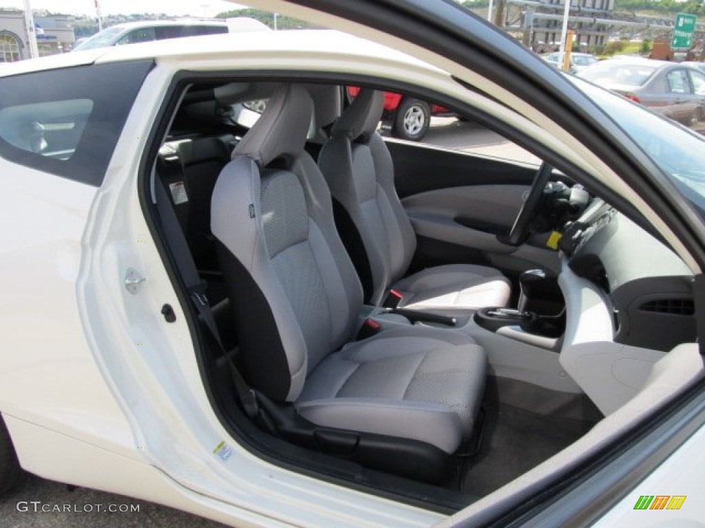 Gray Fabric Interior 2011 Honda CR-Z Sport Hybrid Photo #50555338