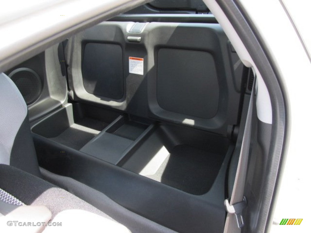 Gray Fabric Interior 2011 Honda CR-Z Sport Hybrid Photo #50555359