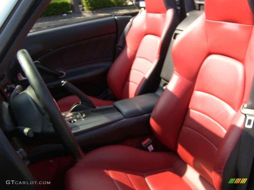 Red Interior 2008 Honda S2000 Roadster Photo #50555551