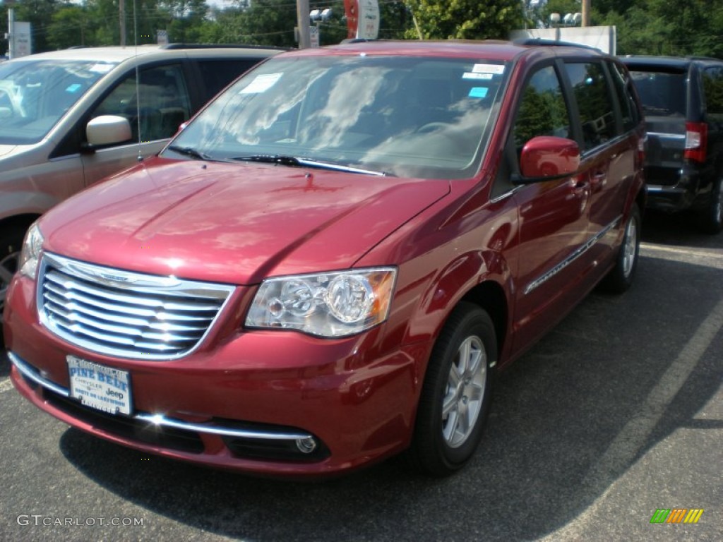 2011 Town & Country Touring - Deep Cherry Red Crystal Pearl / Black/Light Graystone photo #1