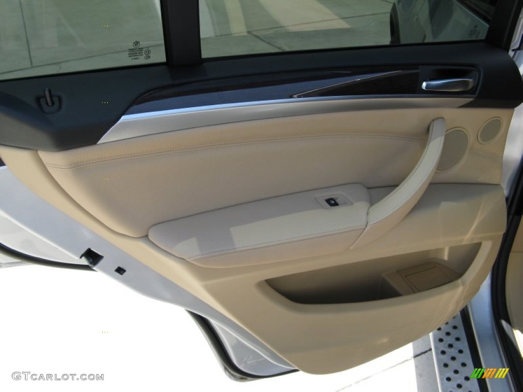 2007 BMW X5 4.8i Sand Beige Door Panel Photo #50557264