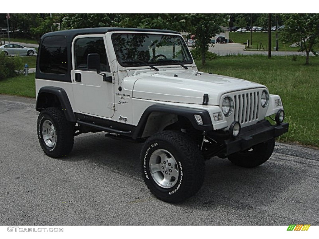 1999 Stone White Jeep Wrangler Sport 4x4 50549888