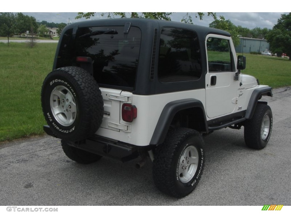 1999 Wrangler Sport 4x4 - Stone White / Agate photo #3