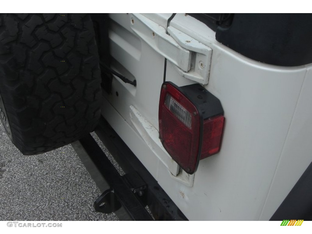 1999 Wrangler Sport 4x4 - Stone White / Agate photo #7