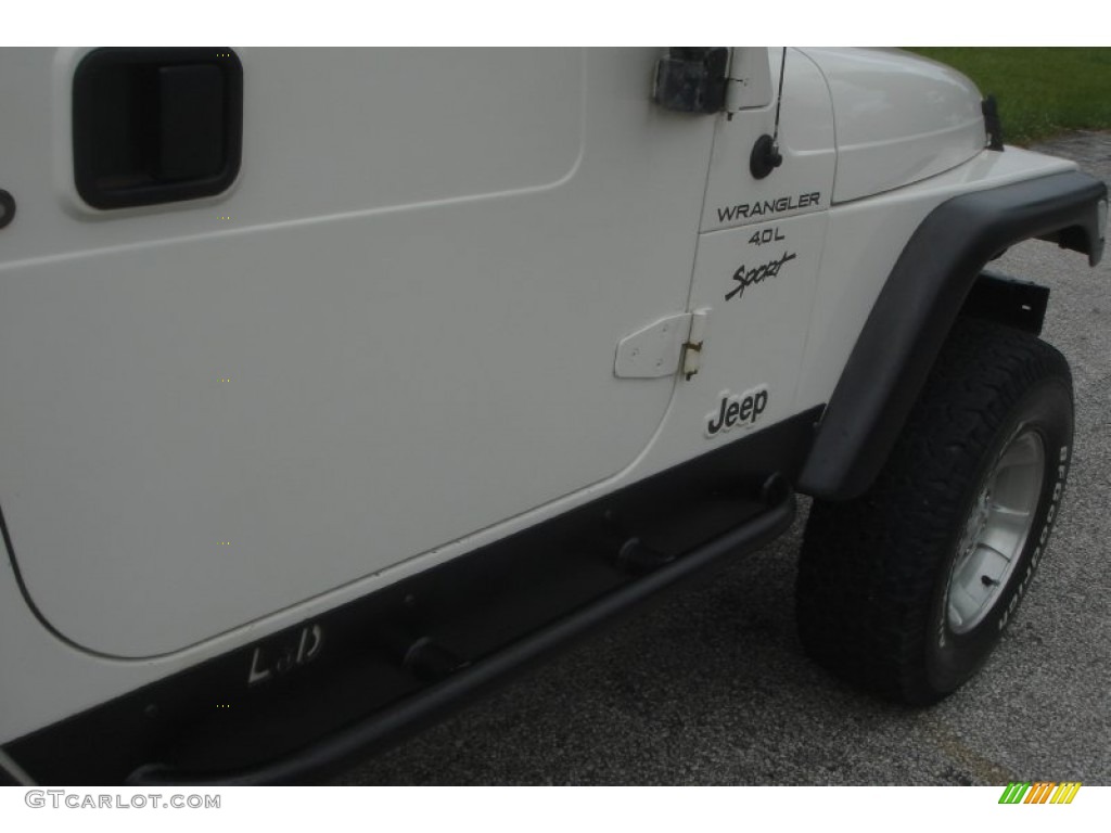 1999 Wrangler Sport 4x4 - Stone White / Agate photo #12