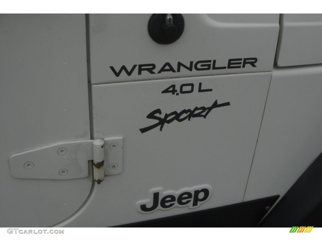 1999 Jeep Wrangler Sport 4x4 Marks and Logos Photo #50557429