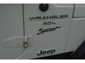 1999 Stone White Jeep Wrangler Sport 4x4  photo #14