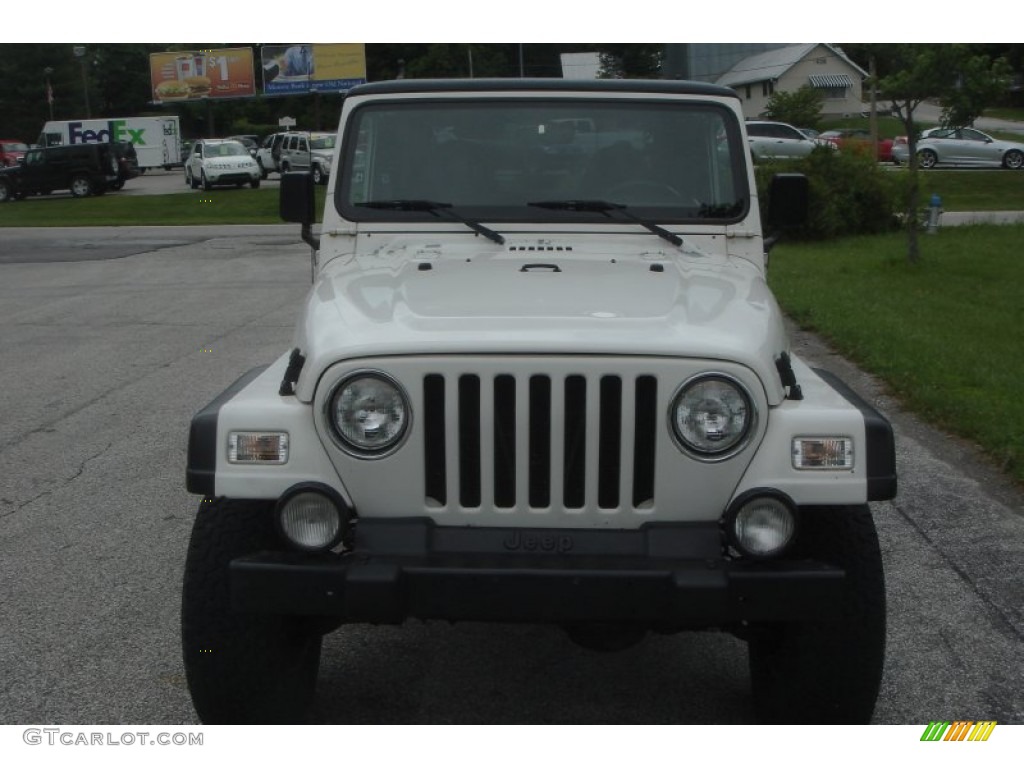 1999 Wrangler Sport 4x4 - Stone White / Agate photo #17