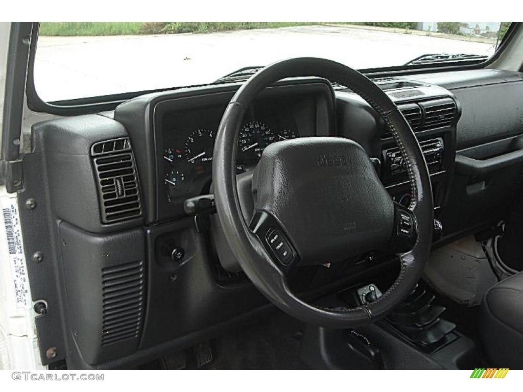 1999 Wrangler Sport 4x4 - Stone White / Agate photo #21