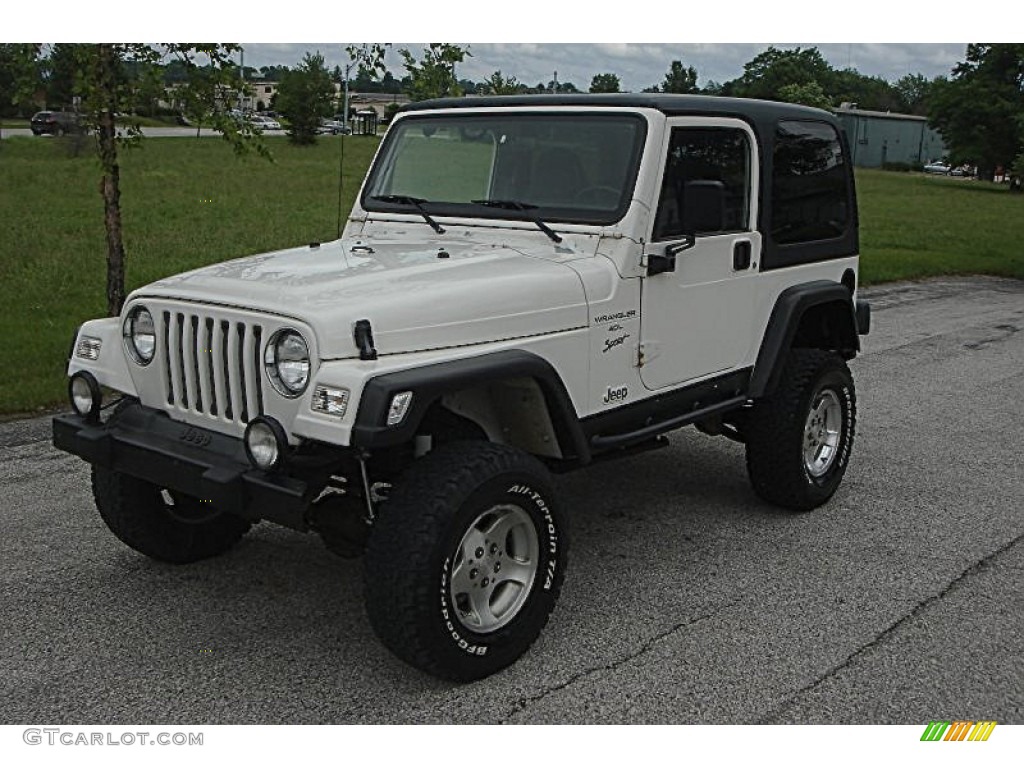 1999 Wrangler Sport 4x4 - Stone White / Agate photo #33
