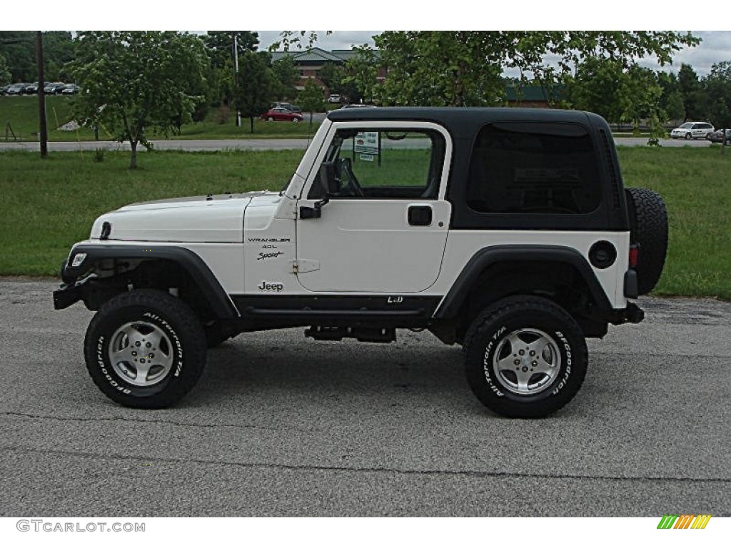 1999 Wrangler Sport 4x4 - Stone White / Agate photo #34