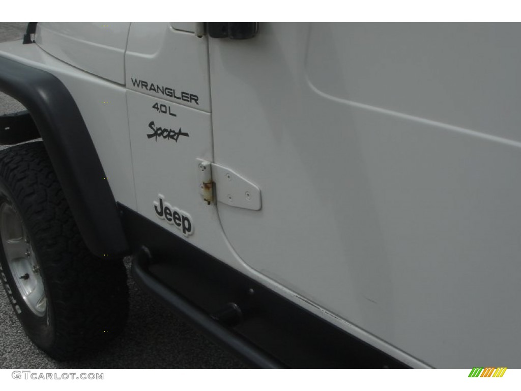 1999 Wrangler Sport 4x4 - Stone White / Agate photo #40