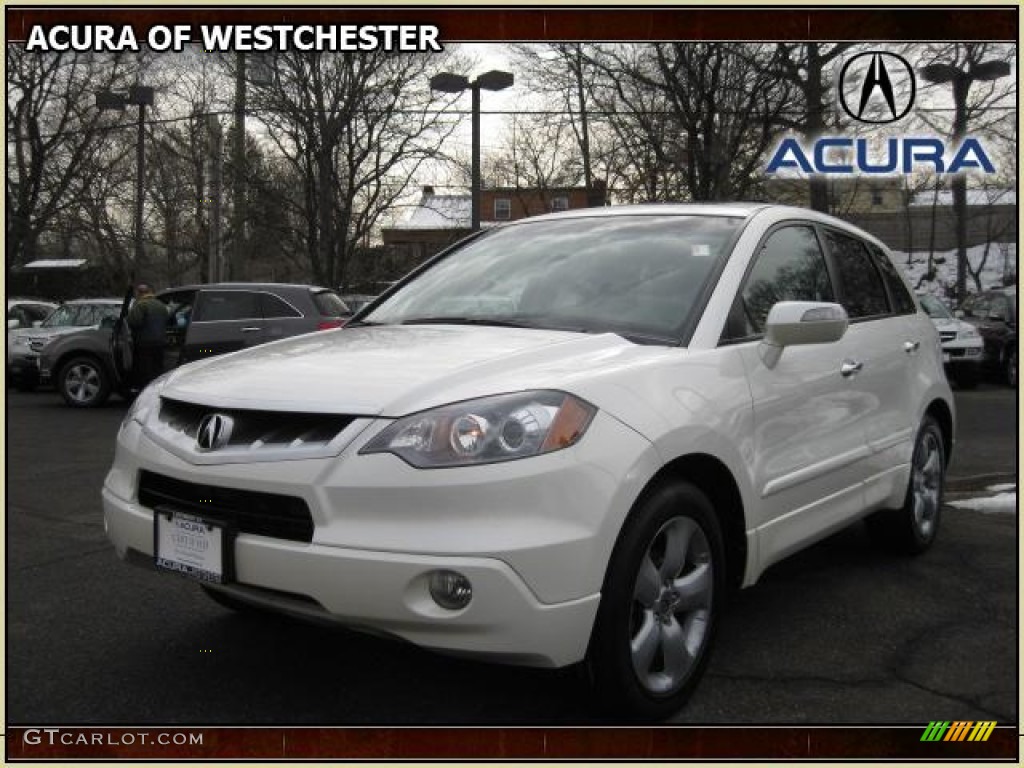 2008 RDX  - White Diamond Pearl / Taupe photo #1