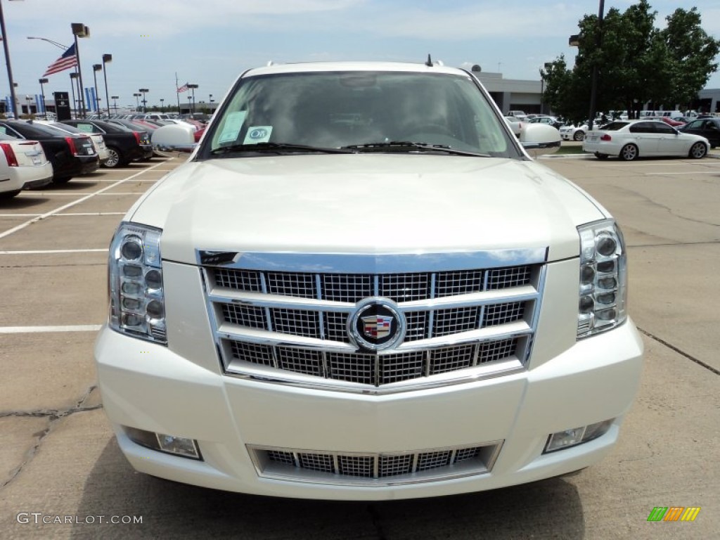 White Diamond Tricoat 2011 Cadillac Escalade ESV Platinum Exterior Photo #50558371